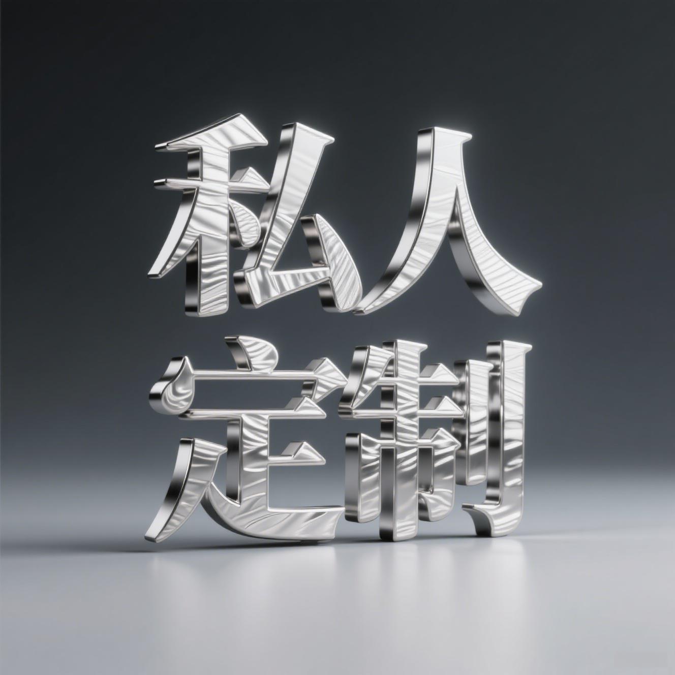 私人定制华丽项链黄铜材质锆石微镶logo雕刻来样画图打板专属饰品