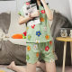 Special Offer Summer Thin Pajamas Women's Home Clothes suit Fresh and Cute Student Style Outwear Casual Short-sleeved Shorts