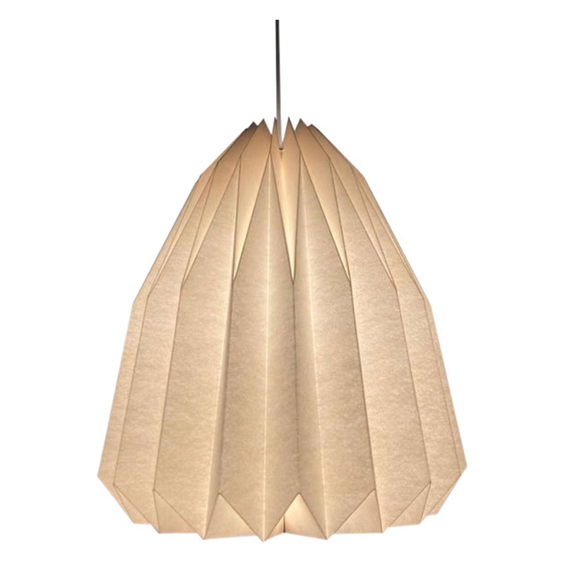 Nórdico moderno minimalista creativo plegable origami linterna araña pantalla salón comedor Bar Cafe linterna