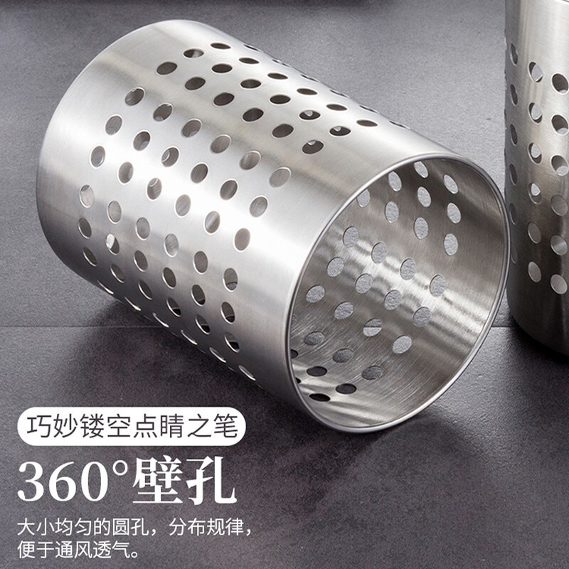 Ou runzhe cesta de vajilla de doble tubo de acero inoxidable con estante bandeja de agua drenaje cocina palillos jaula cuchillo, tenedor y cuchara tubo de almacenamiento