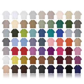 纯棉T恤短袖男女同款定制T恤女印图印字宽松女装日韩休闲上衣欧码