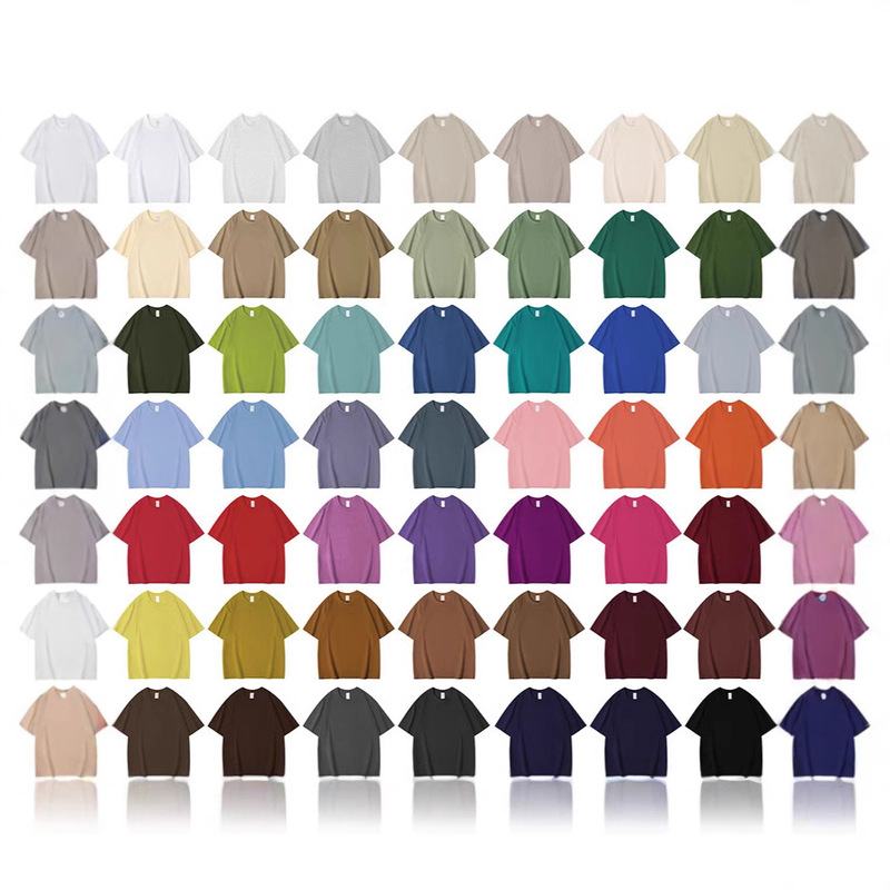 Pure Cotton Short-Sleeve T-Shirt Unisex Custom T-Shirt Women's Printed Loose Women's Clothing Japanese and Korean Casual Top European Size