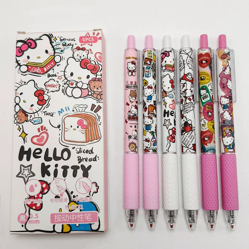 Hello kitty, высококачественная быстрая сушка симпатичная роллерболл ручка для учеников начальной школы