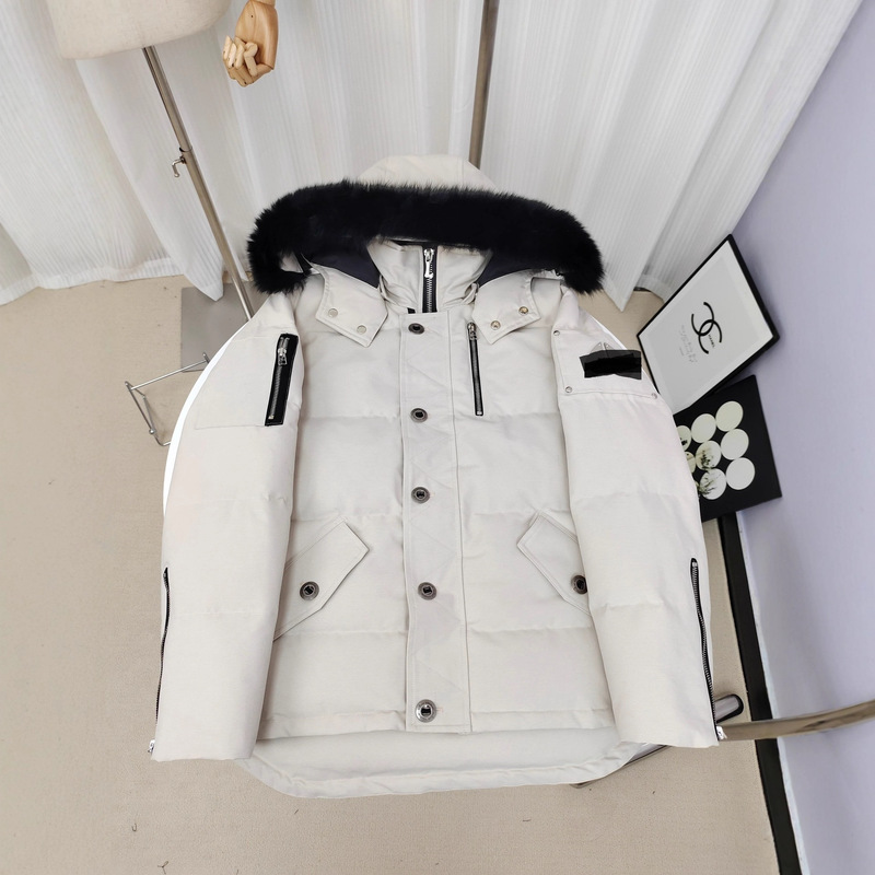 Silver Oversized Scissors 01, 02, 03, 04, 05, 06 down Jacket Parka Coat Couple