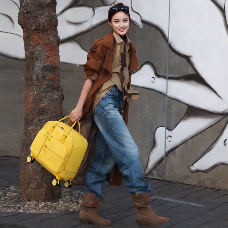 Distribution of 18inch Luggage Bags, Carry-On Bags, 2026 New Models, Small Lightweight Waterproof Fabric Bags, Short-Distance Portable Handbags Distribution of 18inch Luggage Bags, Carry-On Bags, 2026 New Models, Small Lightweight Waterproof Fabric Bags, Short-Distance Portable Handbags
