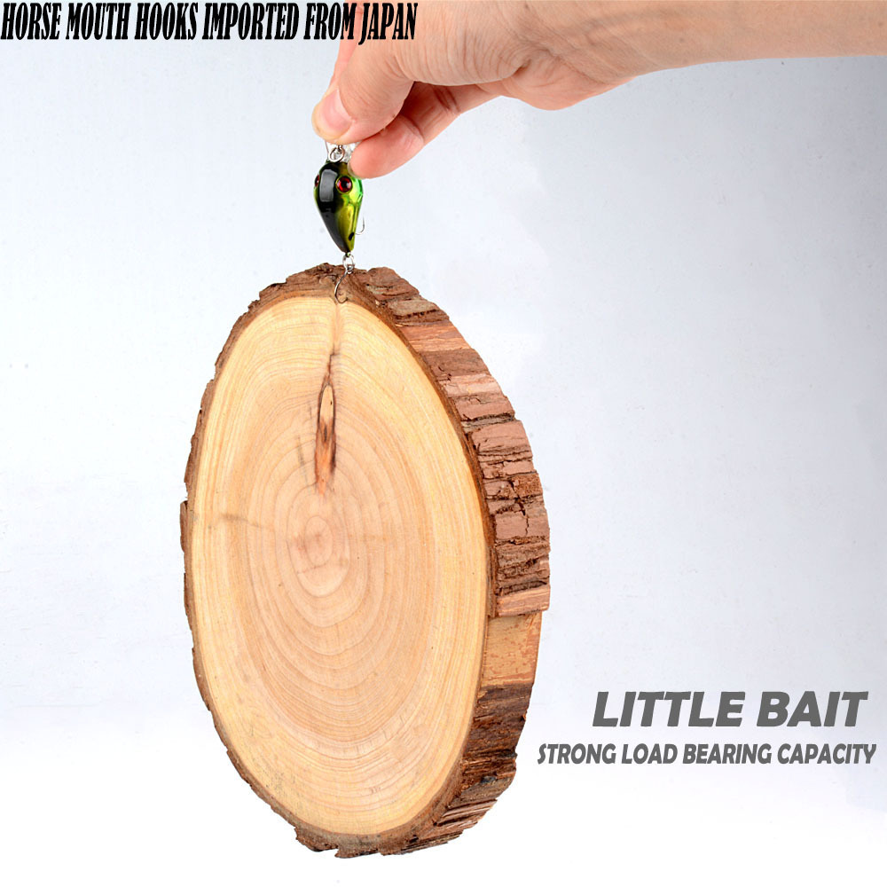 Nuevo producto 4,5 cm/2,5 Luya cebo pequeño roca flotante mini micro cebo falso bajo deformado boca de caballo cebo duro corriente