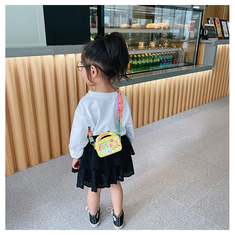 Candy Color Childrens Bags 2021 Summer New Shoulder Bag Cute Fashionable Baby Crossbody Bag Boys and Girls Silicone Bagpicture22