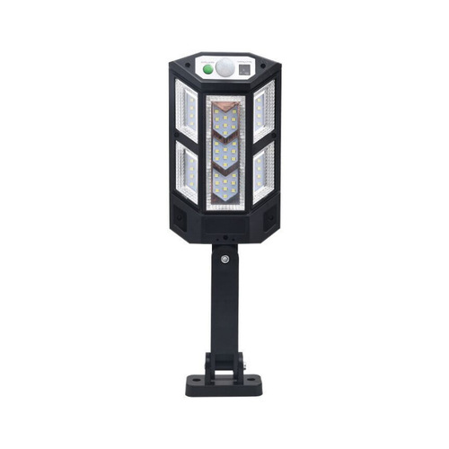 Solar lamp outdoor courtyard wall lamp home remote control infrared human body sensor lamp outdoor light control led street lamp