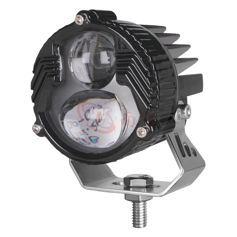 Foco LED ultrabrillante para vehículo eléctrico, modificación externa, foco tangente para motocicleta, luz de pavimentación para coche, lente de luz fuerte