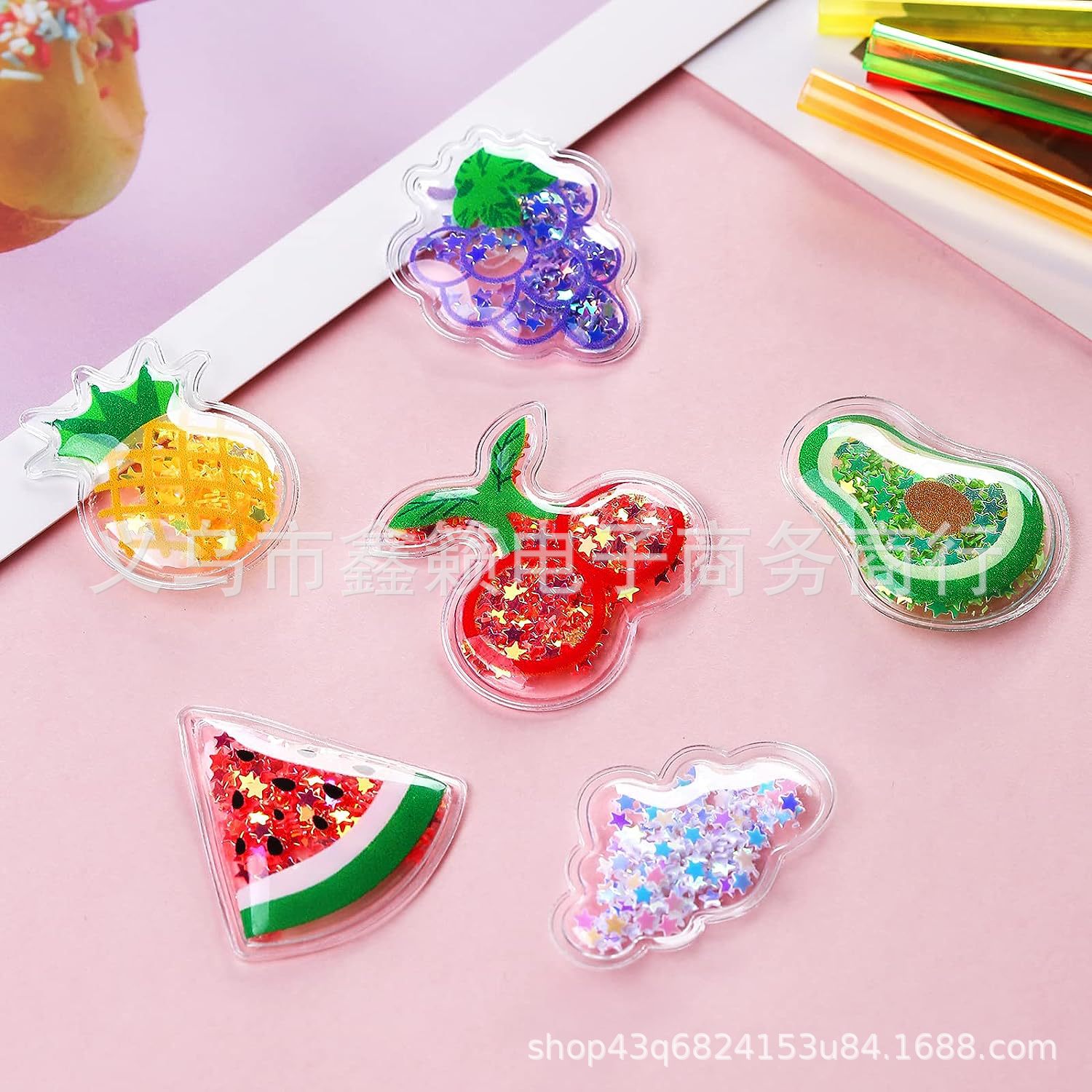 Color Gritt paja traje aire paquete PET creativo espiral fiesta dibujos animados paja Amazon caliente