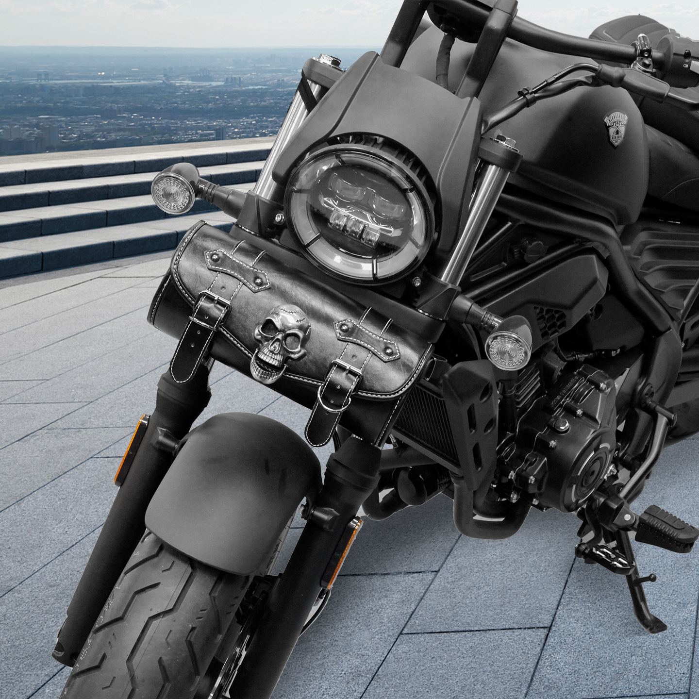 Cross-Border Hot-Selling New Retro Motorcycle Bag Waterproof and Scratch-Resistant Motorcycle Outdoor Riding Tool Bag