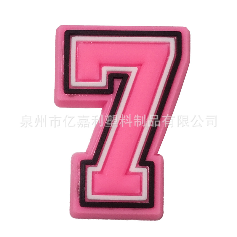 Rosa carta serie agujero zapatos Accesorios agujero zapatos DIY zapatos desmontables flor zapato hebilla al por mayor