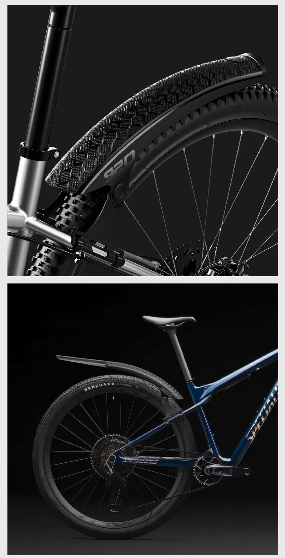 Fahrrad Mountainbike Erweiterte Und Verbreitert Quick Release 26 zoll 27,5 zoll 29 zoll Universal Kotflügel_voghion.com