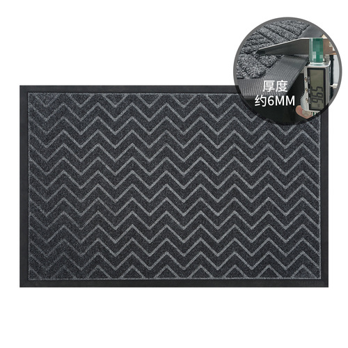 Cross-border outdoor anti-slip mat hotel entrance mat shopping mall company entrance outdoor rubber door mat dust removal mat