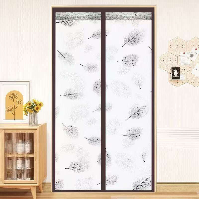 Air conditioning door curtain, oil-proof, kitchen cold-proof, wind-blocking curtain, suitable for all seasons, cold-proof and warm, magnetic door curtain for the entrance Air conditioning door curtain, oil-proof, kitchen cold-proof, wind-blocking curtain, suitable for all seasons, cold-proof and warm, magnetic door curtain for the entrance