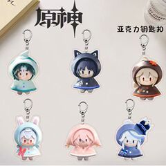 元神周辺散兵万葉芙寧娜アクリルキーホルダー学生カバン漫画二次元ストラップ
