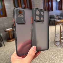 精孔幻影壳适用小米14魅影手机壳红米K70E NOTE15磨砂肤感手机套