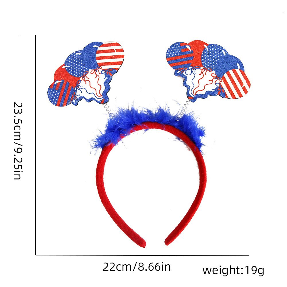 Estados Unidos, Canadá, México, decoraciones de la Copa del Mundo, fanáticos estadounidenses, bandas de pelo, porristas de fútbol, cheerleaders, bandera de Estados Unidos, cabeza