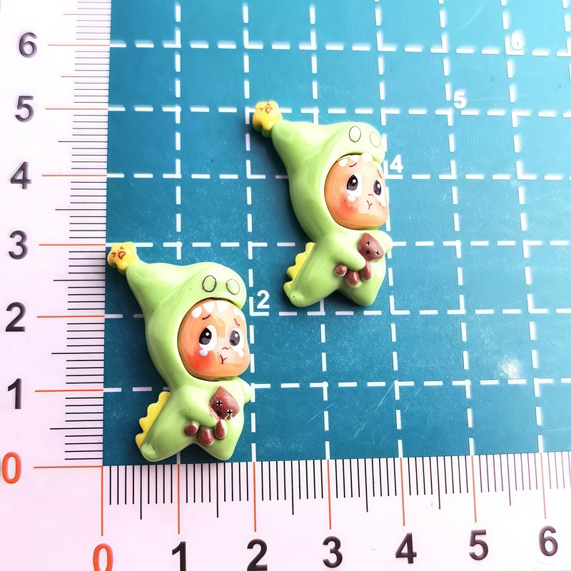 小号星星人奶油胶树脂diy饰品发夹洞洞鞋扣手机壳水杯钥匙扣配件|undefined