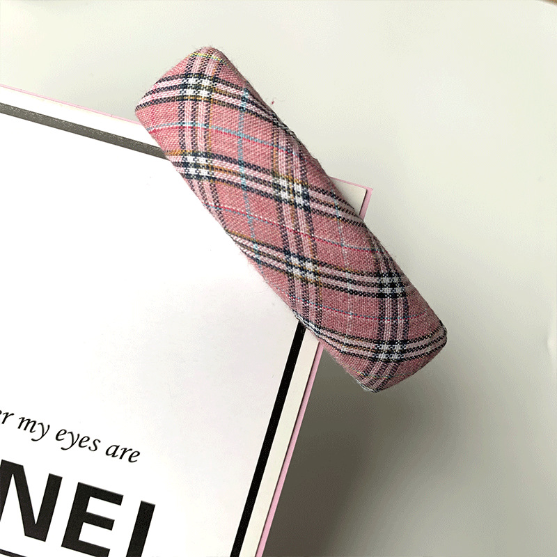 Nuova versione coreana della frangia in spugna di stoffa per ragazza, forcina per capelli, maschera facciale rotta, bocca d'anatra, clip laterale per capelli_voghion.com