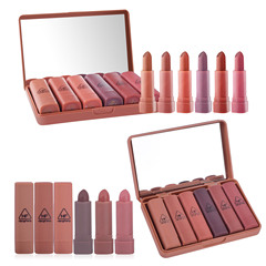 恆芳HengFang南瓜色系啞光口紅6支裝跨境電商批發代發速賣通9065B