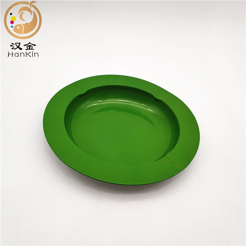 圆形马口铁雪茄灰缸创意缸碟 醒草盘小号收纳盘托盘