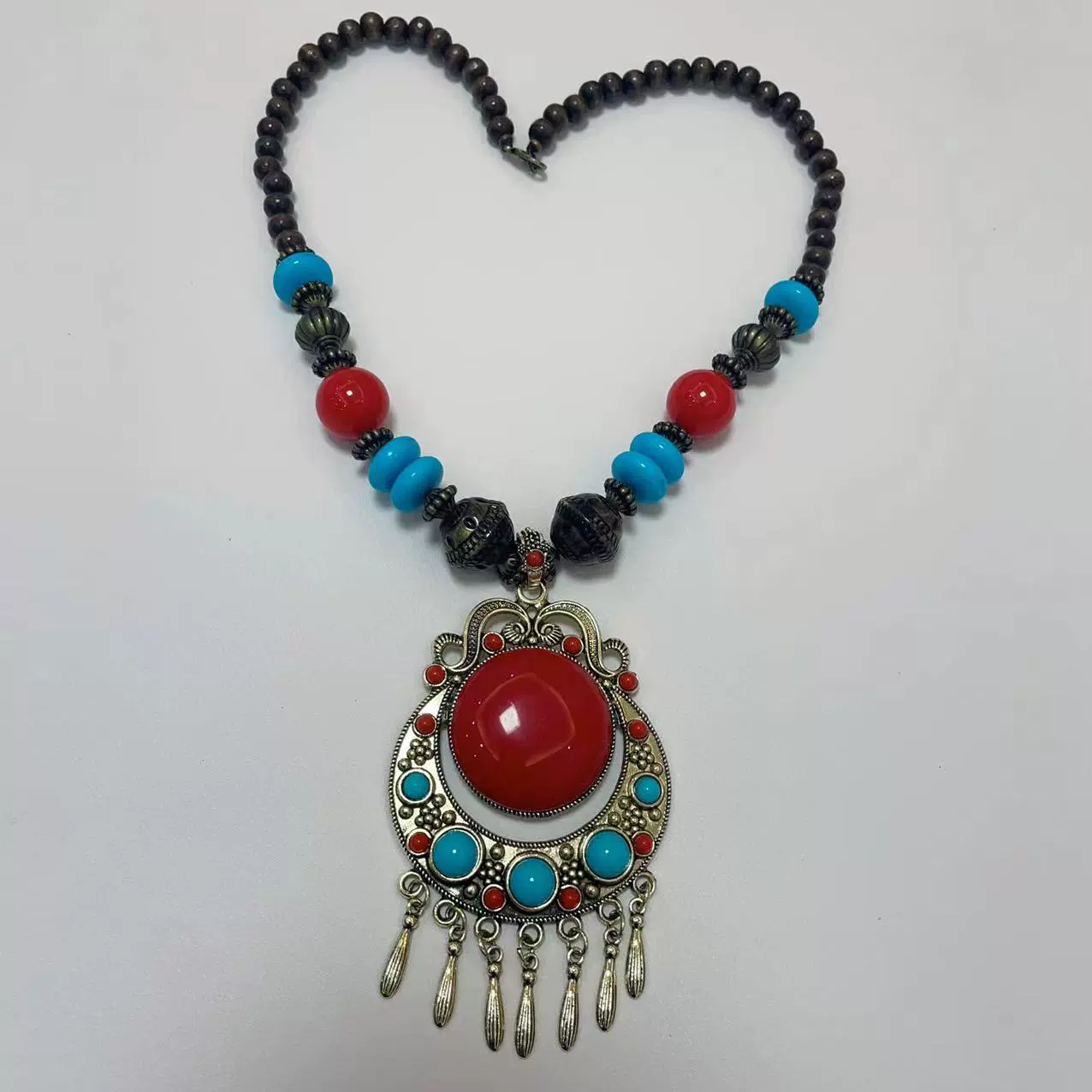 Европейское и американское Новое богемное плетеное ожерелье из бисера, женское длинное ожерелье, аксессуары для тибетской одежды, цепочка свитеров оптом