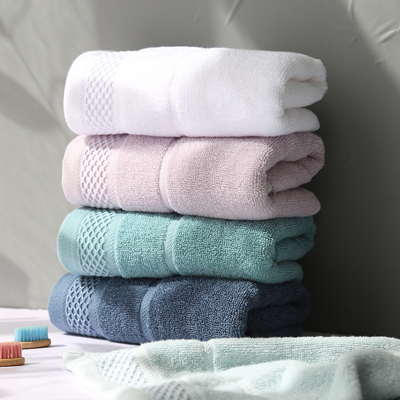 Factory wholesale thick face wash cotton face towel soft absorbent plain color household cotton gift Towel logo embroidery Factory wholesale thick face wash cotton face towel soft absorbent plain color household cotton gift Towel logo embroidery