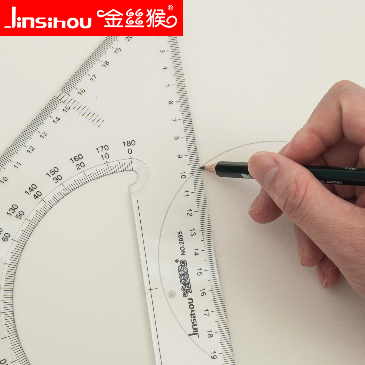 15 / 20 / 25 / 35 / 40 / 45cm juego de regla triangular mono de oro papelería estudiantes herramientas de dibujo gran tabla triangular