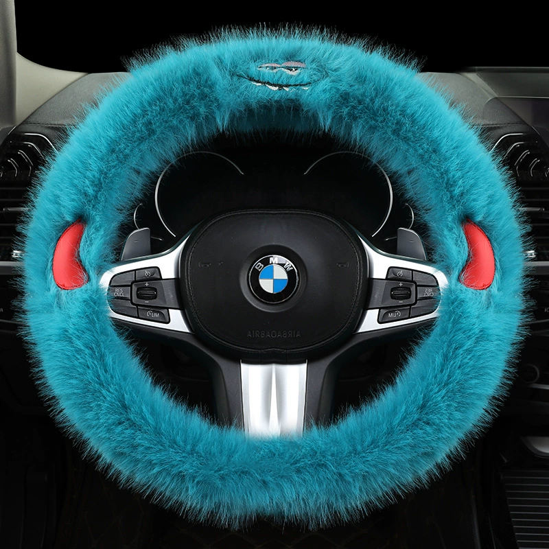 2024 новый Xuanhuang мультфильм Гоку маленький монстр плюшевый чехол для рулевого колеса автомобиля зимой