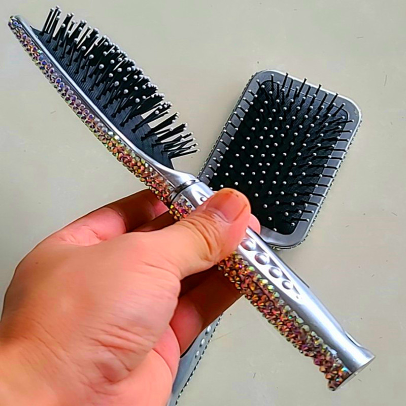 贴水晶钻梳子