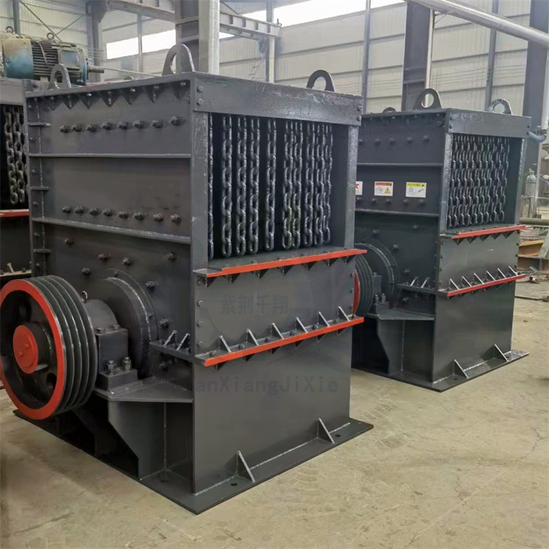 重锤方箱式打石机移动破碎站矿山生产设备  大口径强力煤炭粉碎机