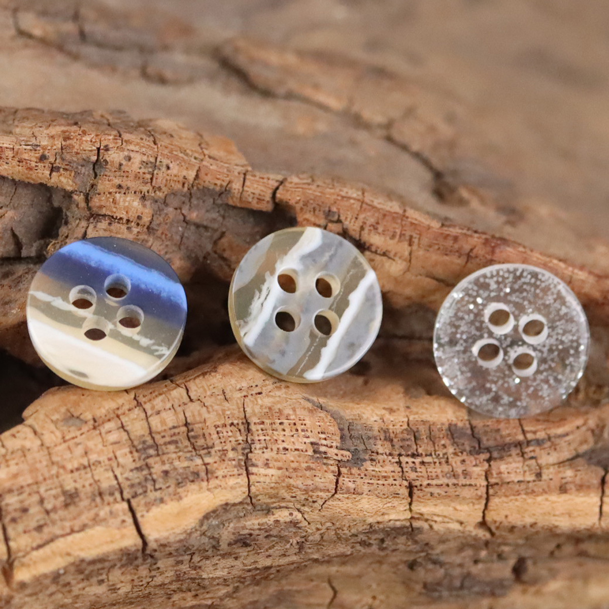 SOJO 经典蓝白色男女士休闲polo衬衫乱纹黄灰色毛衣开衫树脂纽扣