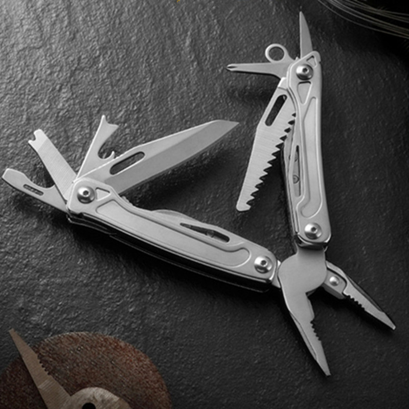 野外便携多用钳子全钢多功能钳子迷你折叠工具钳车载应急装备扳手