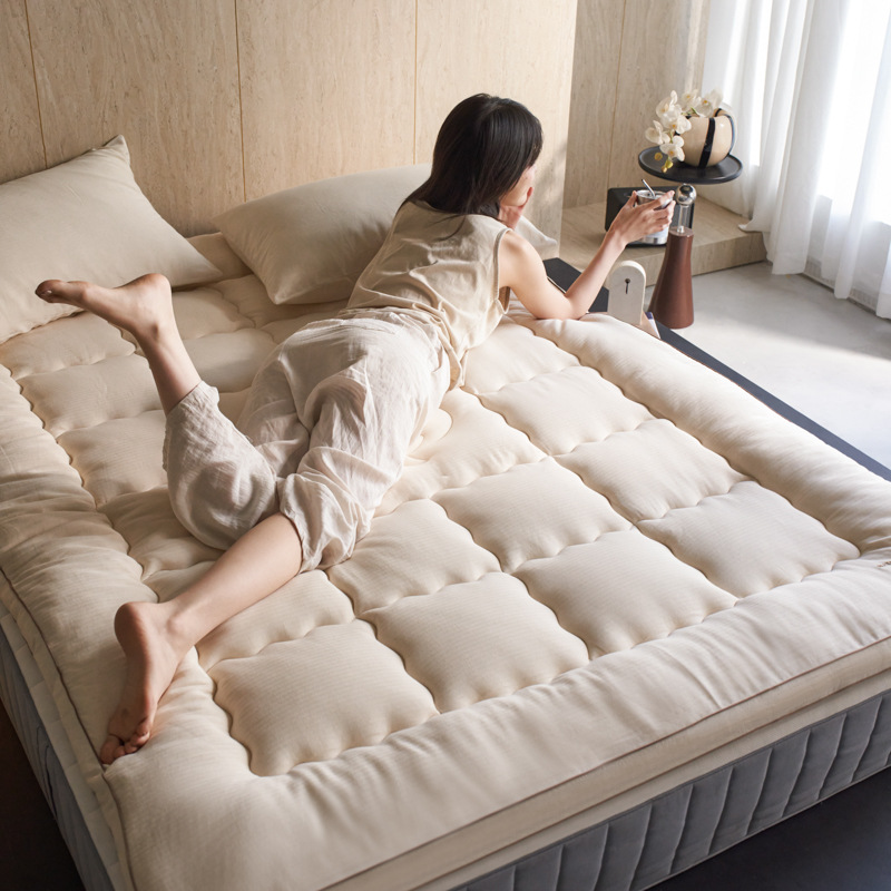 Class a Cotton-Filled Maternal and Infant Grade Mattress Mattress Tatami Mat Bedroom Cotton and Linen Mattress Quilt 100 Cotton
