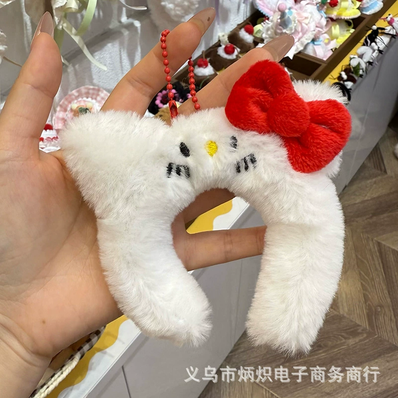 Cartoon headband, plush doll, keychain, backpack accessory, wholesale