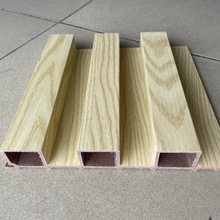 現貨供應PVC木塑202生態木高長城板覆膜木飾面牆面裝飾板202*30