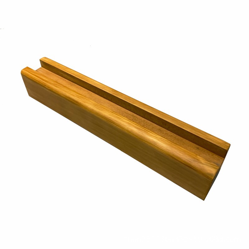 Base de espejo de piso de lujo ligero de madera maciza marco de soporte de espejo simple marco de imagen almohadilla de elevación fija marco de soporte antideslizante moderno