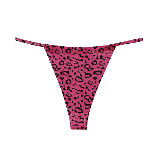 Rose red bottom leopard print print
