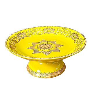 [Chinese-Style Home Essentials] Fruit Plate for Offering to Buddha, Household Offering to God of Wealth to Attract Wealth, Fruit Plate Tray