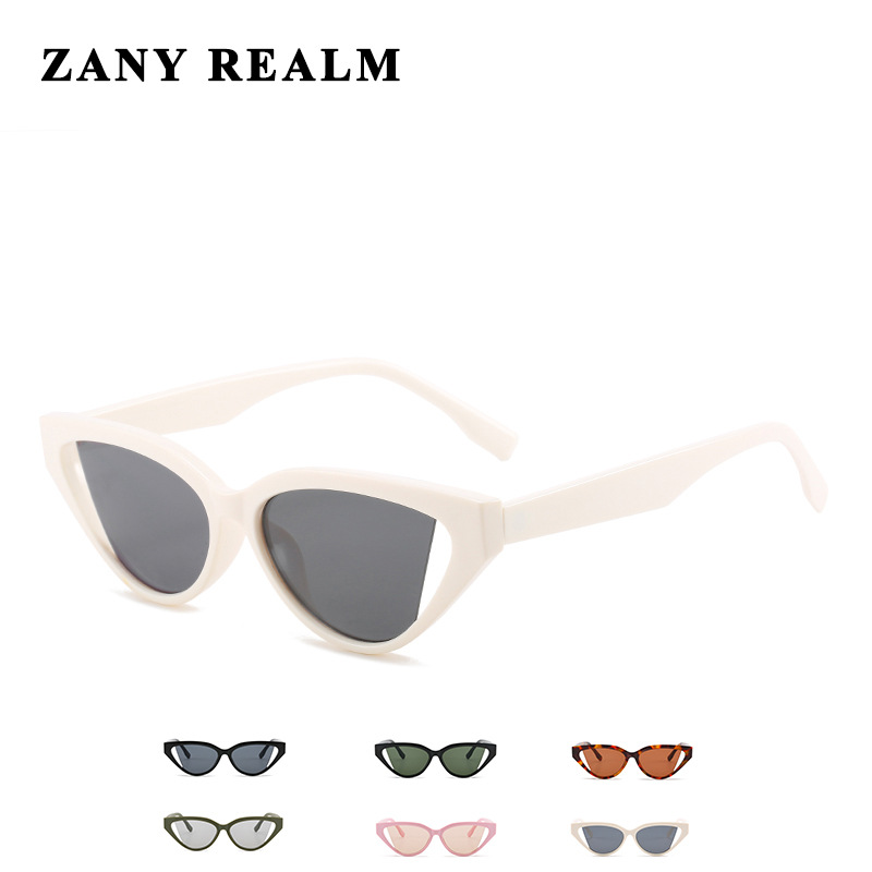 Nuevo pequeño ojo de gato retro gafas de sol de comercio exterior color caramelo marca de moda transfronteriza gafas de sol europeas y americanas fabricante en stock