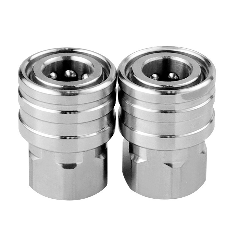 High-Pressure Washer Car Wash Water Gun Head Stainless Steel Quick Connector 1/4 Quick Plug Interface M14*1.5, G1/4