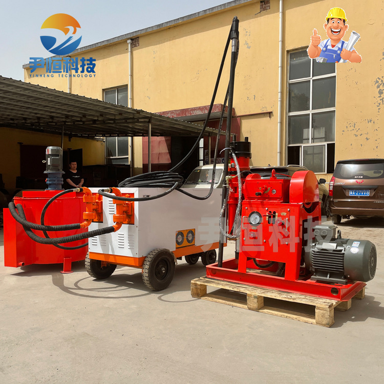 Double liquid grouting drilling rig complete set of equipment Source manufacturer hydraulic tunnel geological drilling rig can play rock cement layer Double liquid grouting drilling rig complete set of equipment Source manufacturer hydraulic tunnel geological drilling rig can play rock cement layer