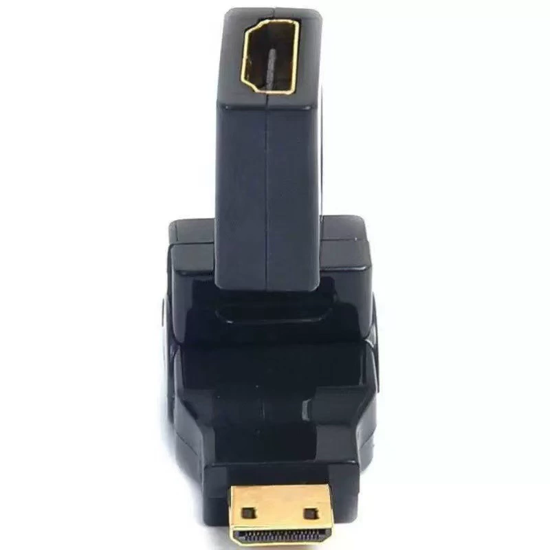 Мини HDMI мужской к HDMI стандартному женскому кабелю высокого разрешения, конвертер малый HDMI
