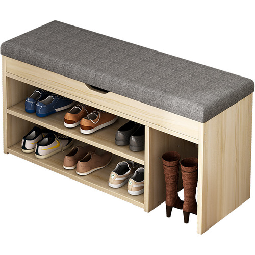 Shoe-changing stool, home doorway sofa stool, sit-down entry shoe rack stool, integrated doorway storage, shoe-wearing long stool