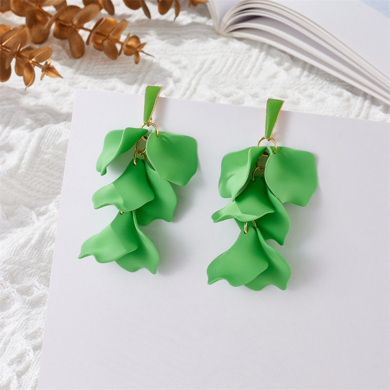 14g Weight 304 Stainless Steel Ear Needle Material Drop Earrings Classification 1 Pair Quantity Casual Occasion Acrylic Material Geometric Pattern Women's Gender Stoving Varnish Design Lady Style 1 Pair Lady Geometric Stoving Varnish Arylic Drop Earrings 9