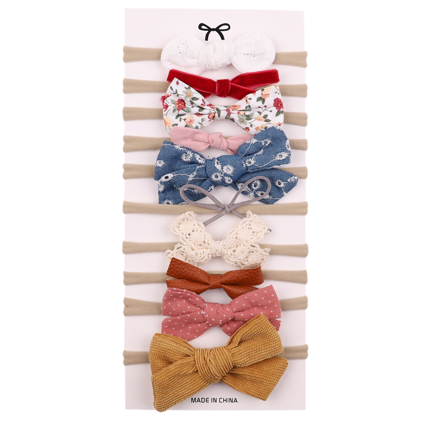 New Style Lace Bow Nylon Children's Headdress Wholesale Nihaojewelry display picture 5