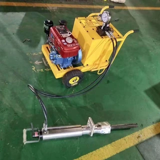 程煤劈裂棒柱塞式岩石劈裂机大型岩石劈裂机器