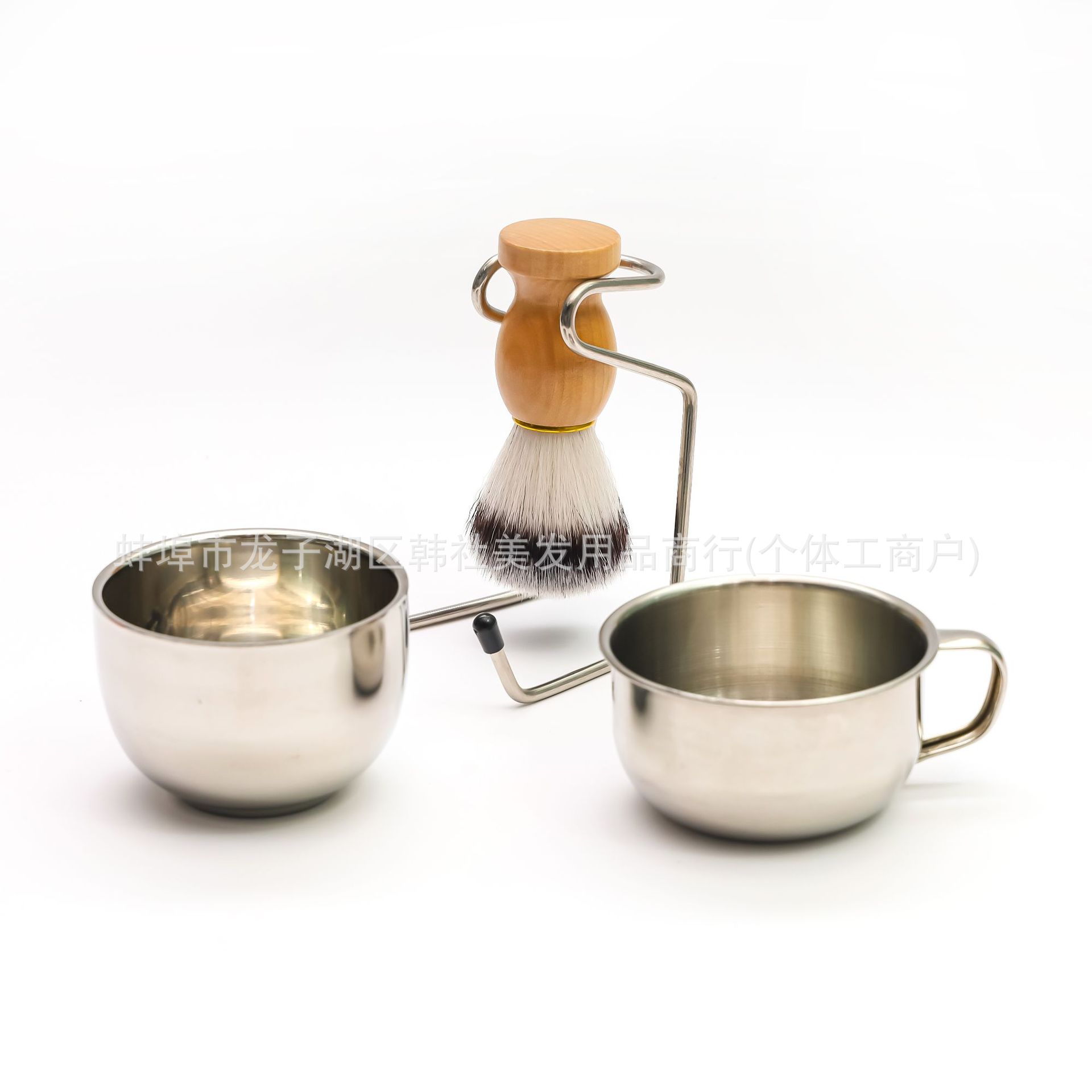 Cepillo de afeitar para hombres de pelo suave cepillo de barba soporte de madera sólida cepillo de afeitar peluquería herramientas de acabado de belleza