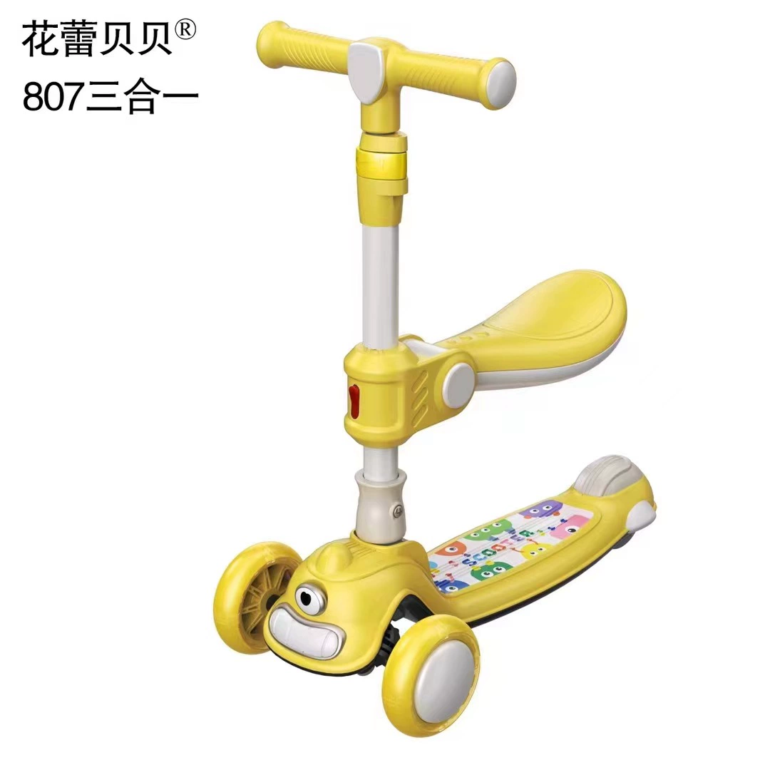 Детский скутер 1-2-3-5-6-8 лет ребенок мальчик девочка скутер